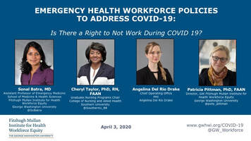 Emergency health workforce policies to address covid-19 video