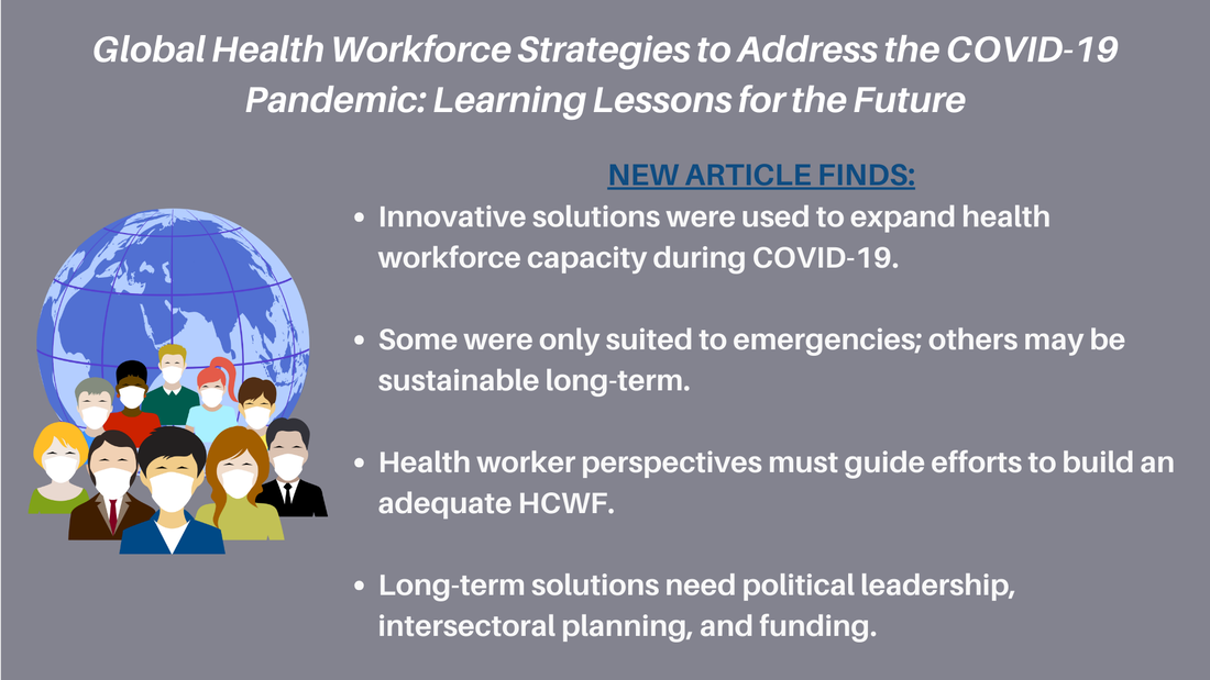 Health Workforce Equity Evidence Review Series